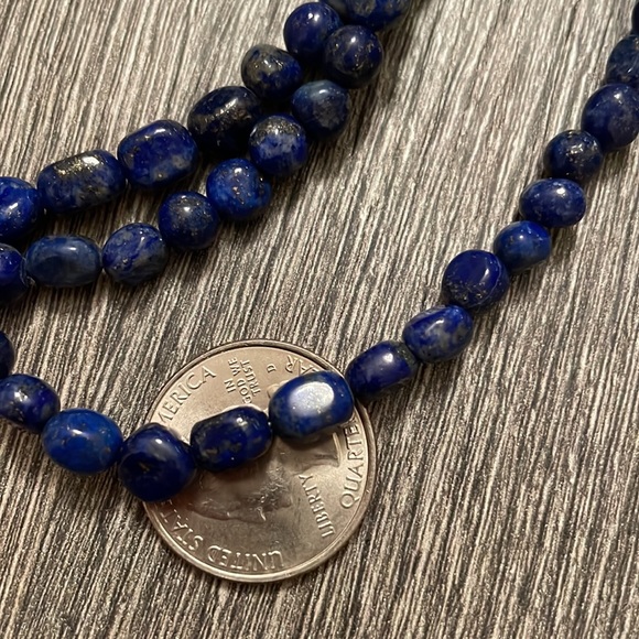 Blue stone necklace - Picture 5 of 7